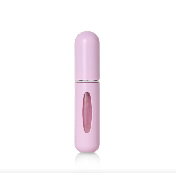 2PCS Refillable Perfume Bottle Portable Spray Colonia Bottles High-End Hydrating Transparent Rotating Fine Mist for All Skin Types