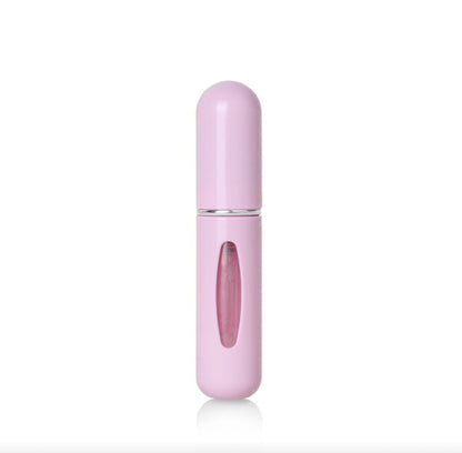 2PCS Refillable Perfume Bottle Portable Spray Colonia Bottles High-End Hydrating Transparent Rotating Fine Mist for All Skin Types